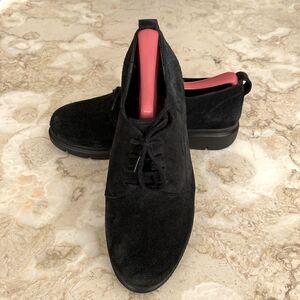 Colo Copenhagen Black Suede Leather Oxfords